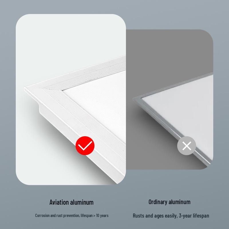 Recessed Ceiling LED Light: Aluminum Plate for Kitchen, Bathroom, or Bedroom