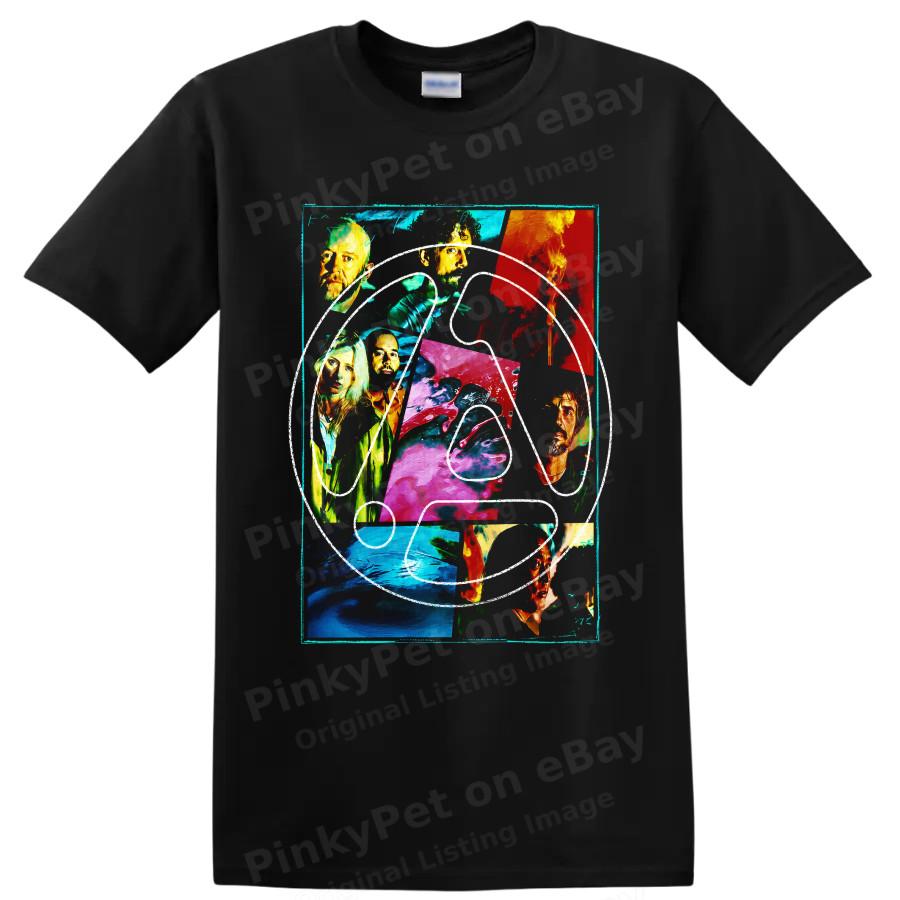 Linkin Park Abstract Portrait Rock Band T Shirt Colorful Music Fan Graphic Tee