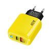 Dual-Port PD45W GaN Fast Charger with International Compatibility and LED Indicator