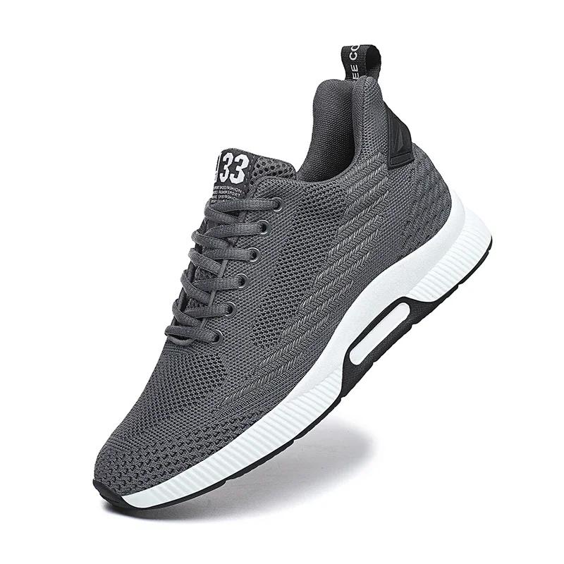 Mens Sneakers Fashion Comfortable Running Shoes Outdoor Classic Casual Shoes Men Mesh Sport Shoes Wear-Resistant Waling Sneakers
