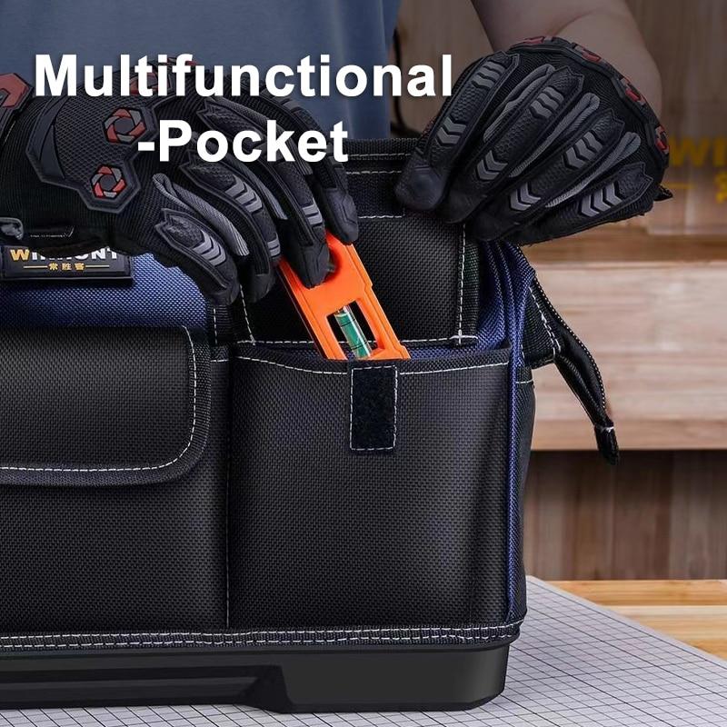 Waterproof Anti-Fall Tool Tote Storage Bag with Multi Pockets