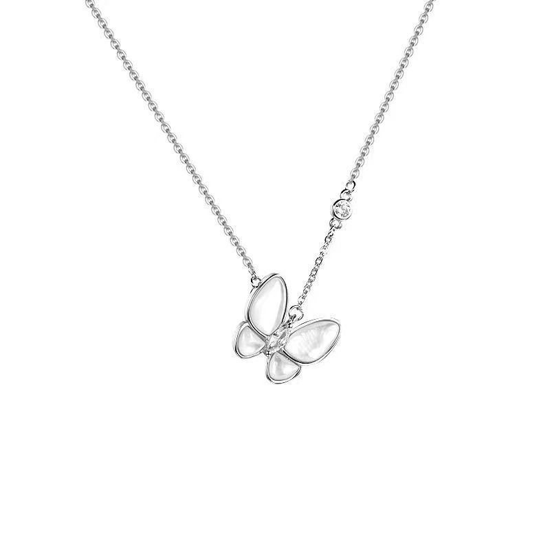 

Ожерелье-бабочка для женщин, роскошные подвески в виде ракушки на ключицу, модные дизайнерские брендовые ювелирные изделия