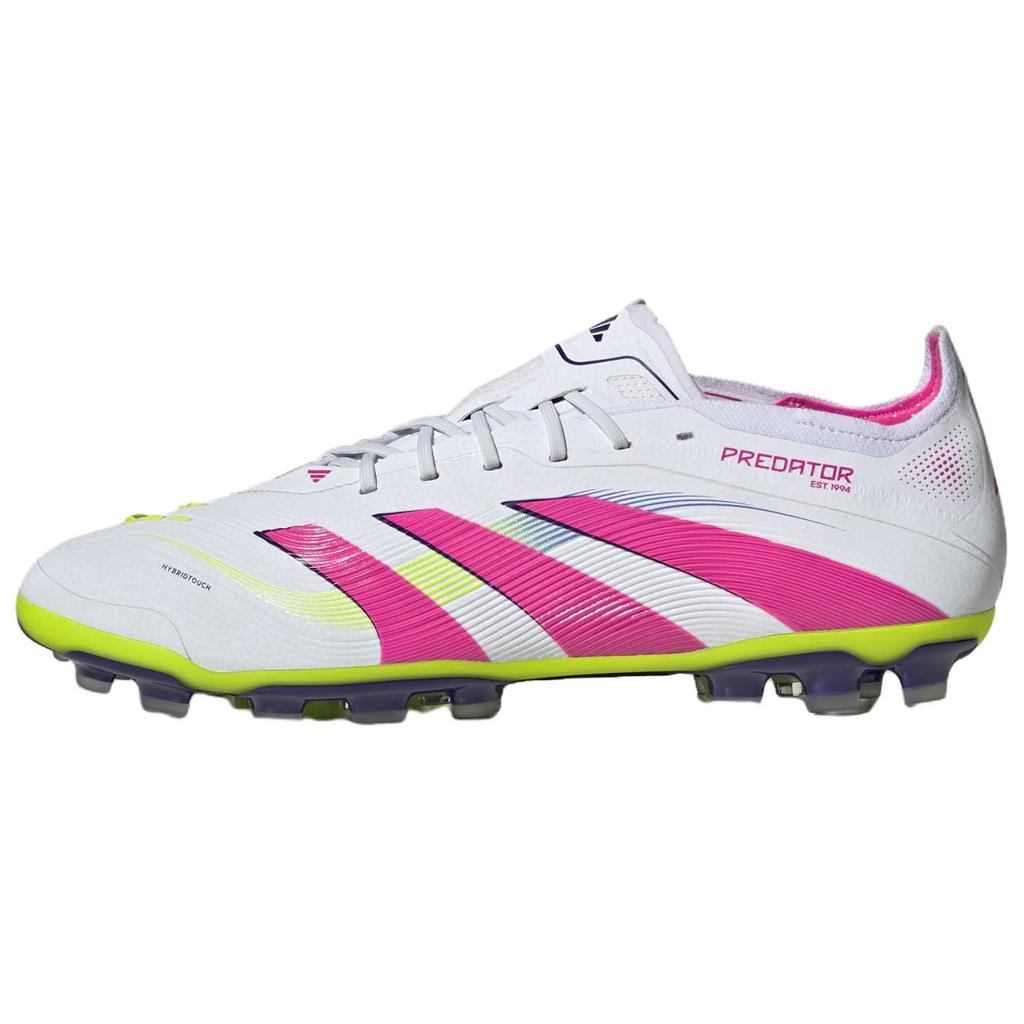 Adidas Predator Elite Comfortable Soft AG (Rubber Short Studs) Non-Slip Wear-Resistant Soccer Shoes Men Soccer Shoes White ID3838