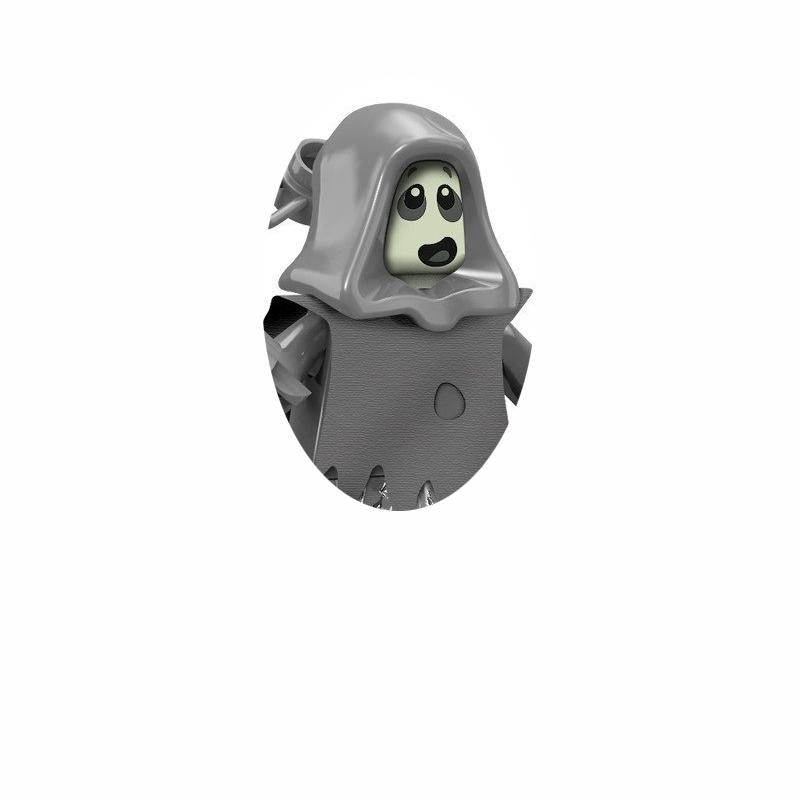 Classic Horror Series Figure Dolls Mini Building Blocks Set Halloween Dress-Up Role Play Collection Gift Toy