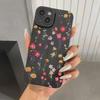 Sommer Minimalistischer Frischer Stil Handyhülle Für iPhone 11 12 13 14 15 16 Pro Max XS XR 7 8 Plus 16E Stoßfestes Silikon Weiche Hülle