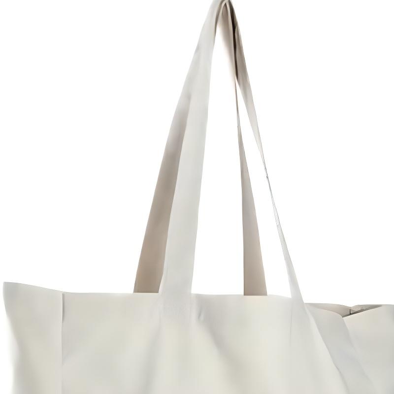 New PUMA Fabric Tote Bag Shopping Bag Handbag Shoulder Bag Unisex White 940151-01