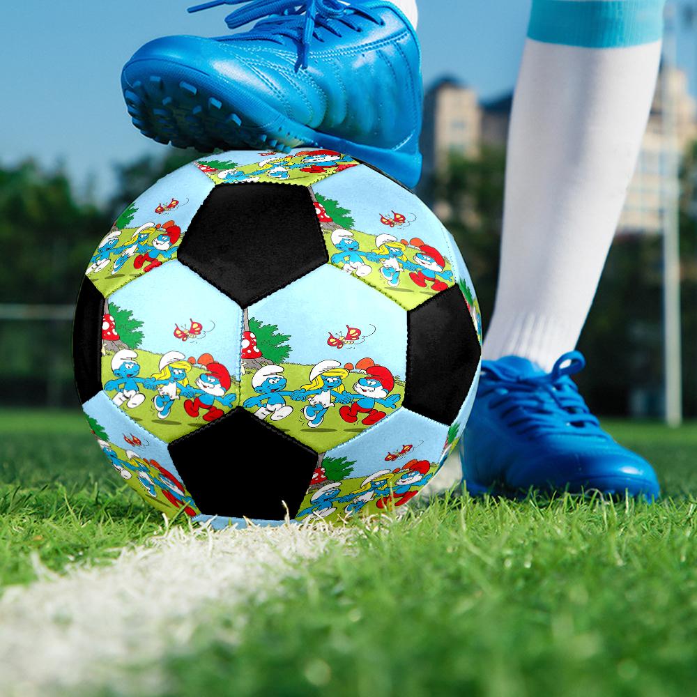 The Smurfs Theme Size 5 Soccer Ball, Suitable for Both Indoor and Outdoor Matches, a Gift Suitable for Everyone.