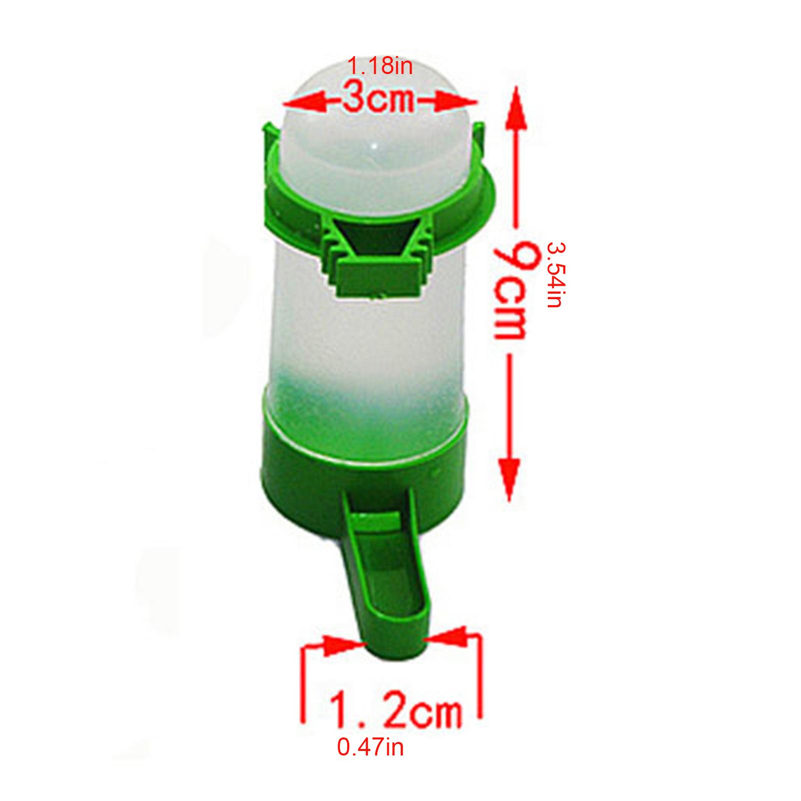 Parrot Feeding Plastic Bird Cage Water Dispenser Hanging Automatic Transparent Water Dispenser For Parrots Cockatiels Finches