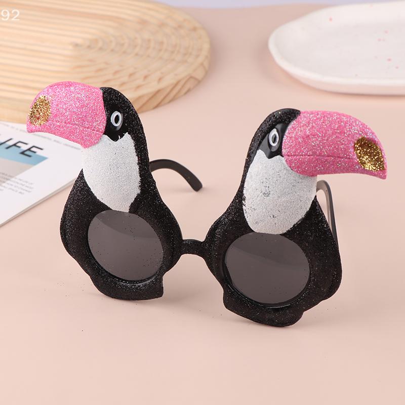 1Pc Hawaii Tropical Party Sunglasses Luau Pool Beach Party Decoration Supplies Cartoon Funny Glasses Photo Props