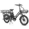 Fafrees FF20 CUV Electric Cargo Bike 250W with48V 12Ah Dual Batteries 20inch