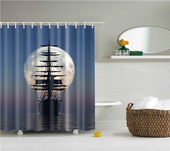 Vintage Style Paris Style Tower Retro Bathroom Shower Curtain Fabric Waterproof Polyester Cortina Ducha 180X180cm