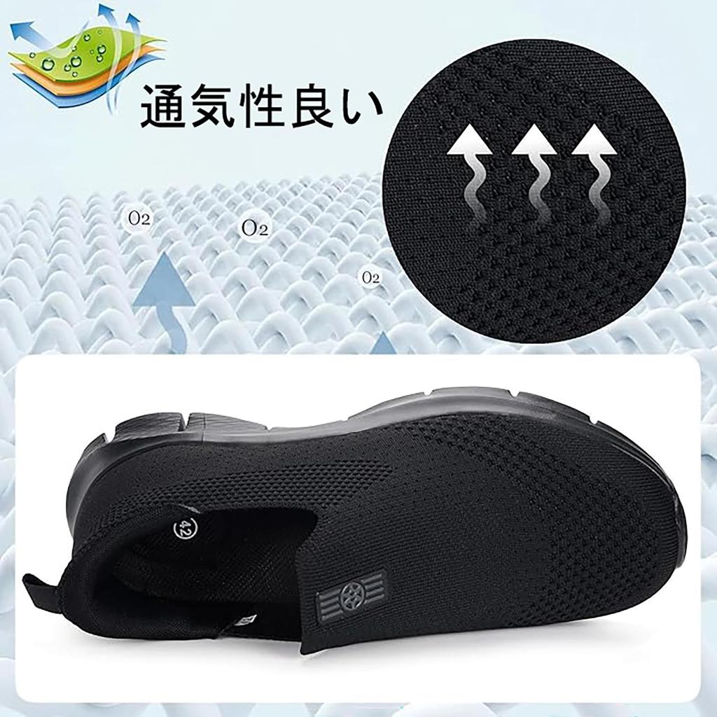 Sneakers, Walking Shoes for Men and Women, Slip-on Style, Athletic Shoes, Easy To Slip On While Standing, Thick Sole, Laceless, Non-slip, Comfortable,