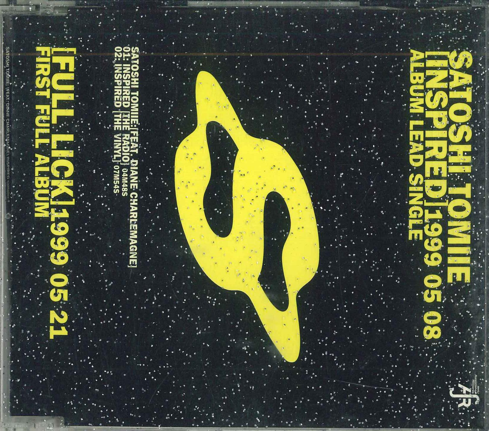 

CD STOSHI TOMIIE Inspired PROMO XDCL93357 SME 1999 Japan Japanese Club Dance Used