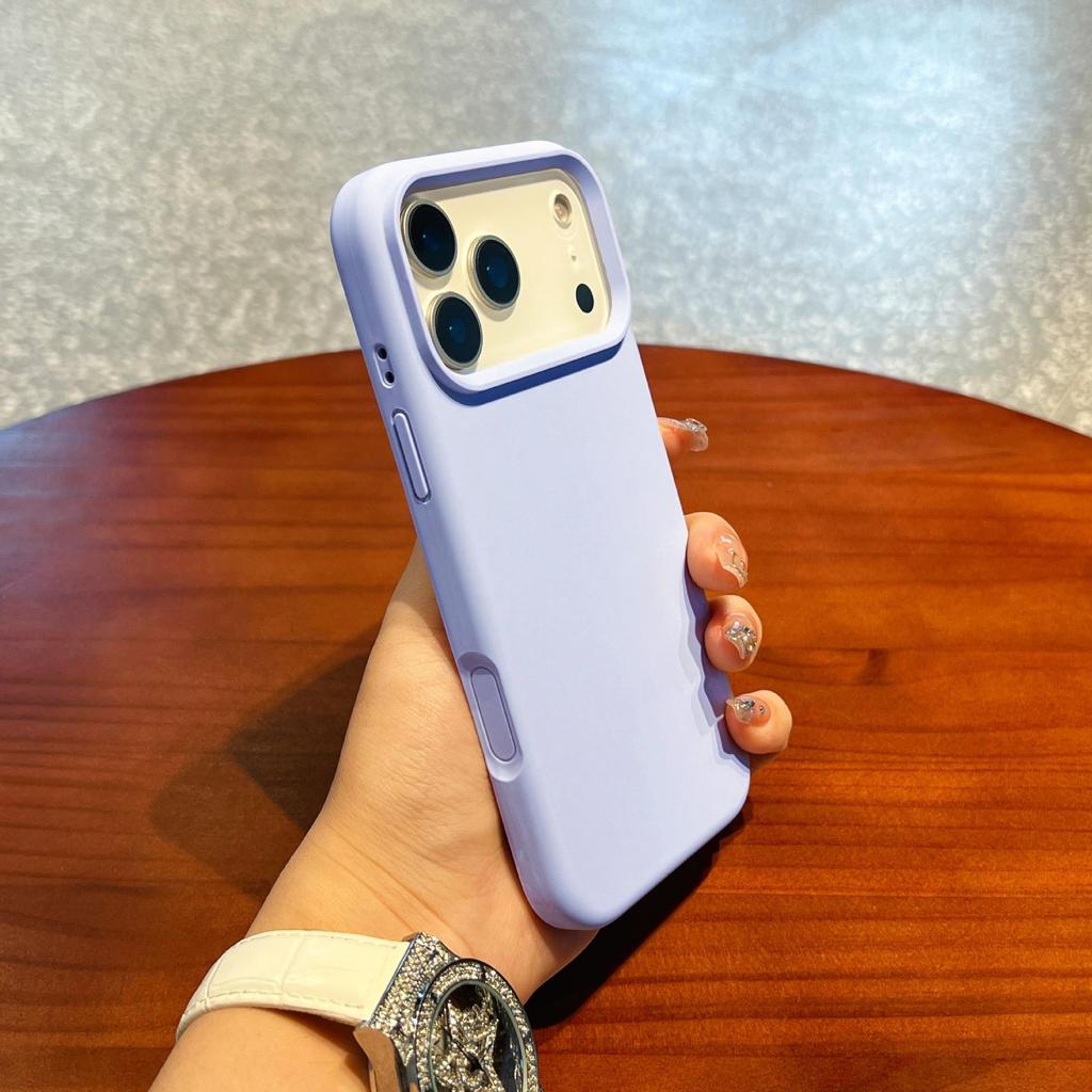 iPhone 17 Pro Max Liquid Silicone Case with Integrated Buttons, Drop-Proof Protection