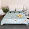 Skin-Friendly Cotton Quilt: Double-Sided, Washable Summer & Autumn Blanket
