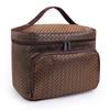 Foldable Jacquard Fabric Large Women's Makeup & Jewelry Travel Toiletry Bag