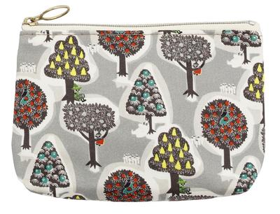 Relatório Trimestral Moomin Básico Vários Floresta L15 x x Feito no Japão (MOOMINHO) Bolsa, Design, Cinza, Aprox.. H10.5 D4.5cm, Cosméticos, Maquilhagem, Viagem,