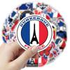 50 Cartoon French Logo Graffiti Stickers for Notebooks, Handbooks, Stationery Boxes, Guitar Handles, Waterproof Stickers