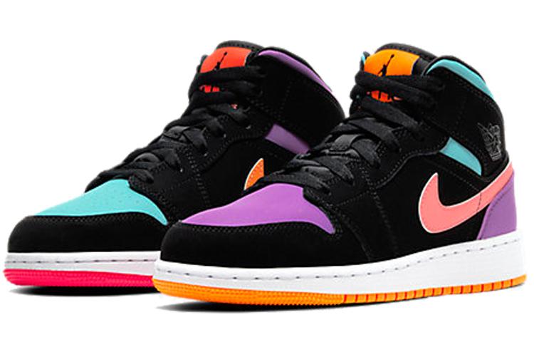Jordan Unisex 1 Mid 'Multi-Color' Gs 554725-083 Cm