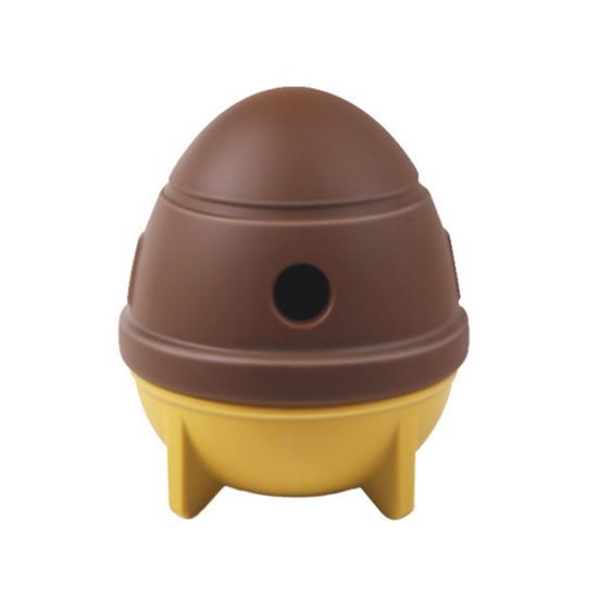 

Food Leakage Chew Toy Bite Resistant Spaceship Treat Dispensing Feeder Pet Toy жёлтый