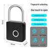 Waterproof Smart Fingerprint Padlock: Rust-Proof, Electronic, Anti-Theft Lock for Outdoor Use