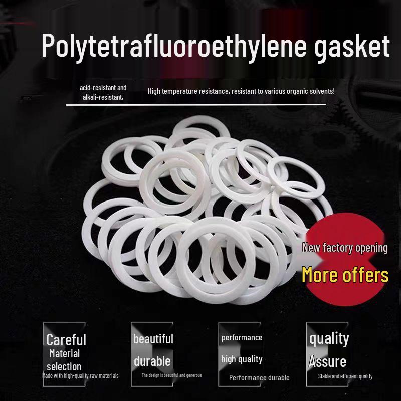 PTFE Flansch Manometer Dichtung - Polytetrafluorethylen Teflon Dichtung