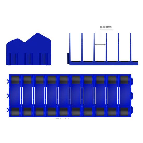 Suport Organizator Clești Yousheng 10 Sloturi Heavy Duty Detașabil Bază de Cauciuc Antiderapant Raft pentru Sertar Scule Cutie Scule Chei Șurubelnițe Ciocan