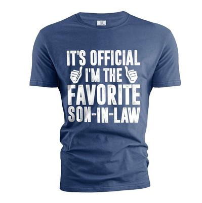 Men's Funny Favorite Son-in-law T-shirt Son In Law Gifts for Him Birthday Gift