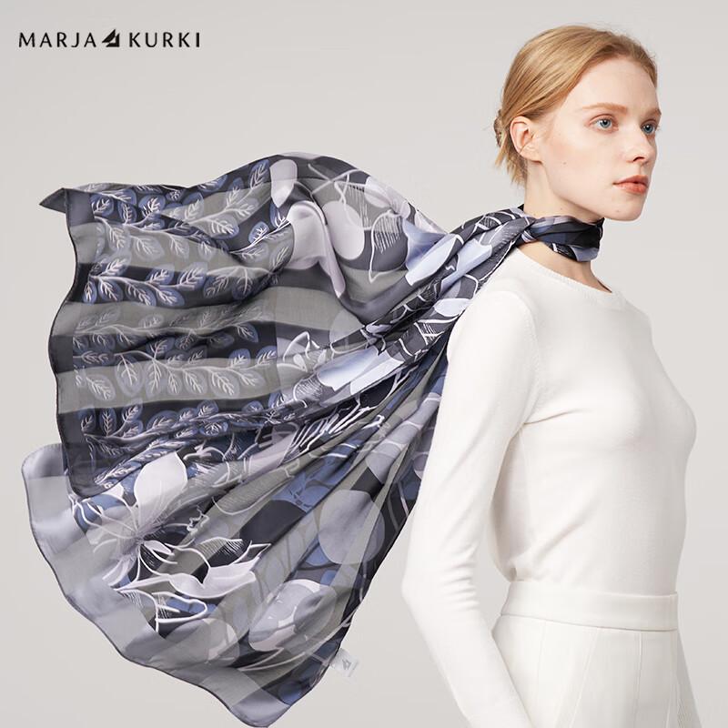 MARJA KURKI Flower Therapy Mulberry Silk Scarf