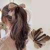 Bow Banana Clip High Ponytail Fixed Clip Back Head Hairpin Fashion Ponytail Holder Hair Claw Clip Girls Hair Accessories