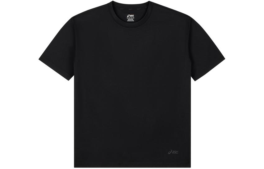 ASICS T Shirts Unisex Black Crew Neck Moderate 2203A209-001 L