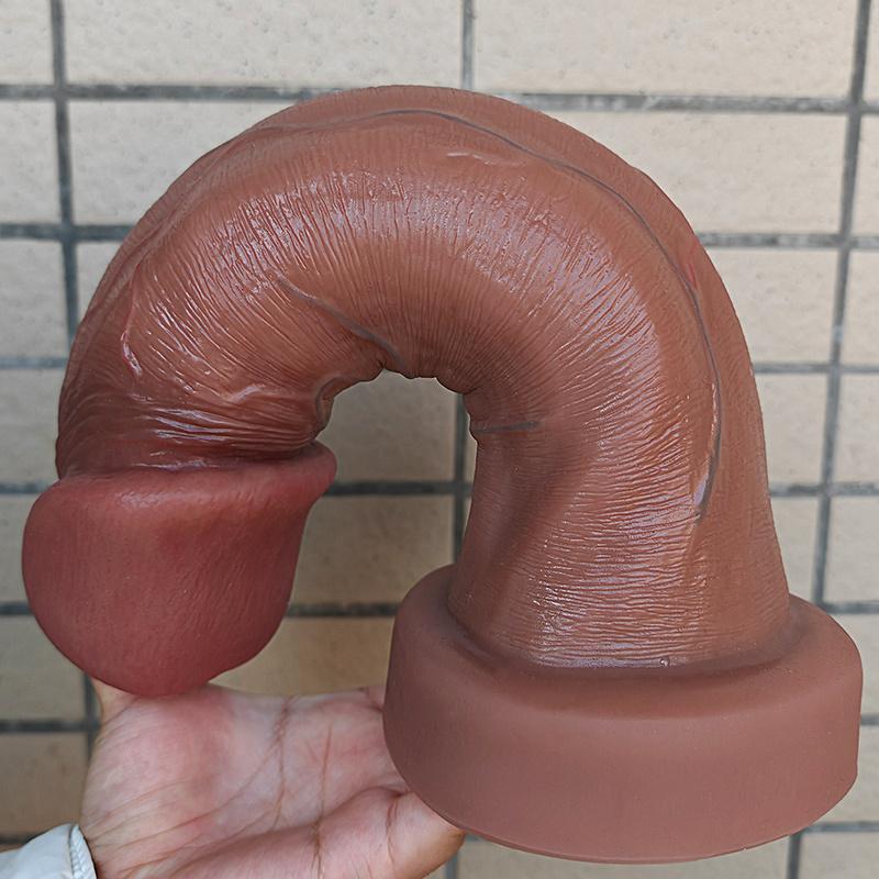 Dildo – 3 Sizes Super Large Realistic Dildo, Up To 30cm Long, Soft Liquid Silicone Penis with Strong Suction Cup, Adult Toy for Men & Women