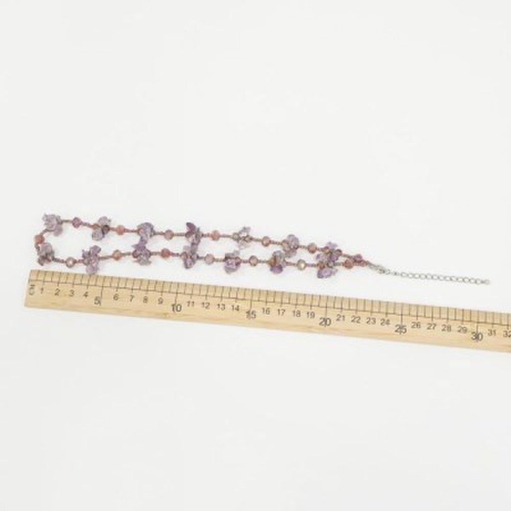 Women's Purple Stone Acrylic Fashion Vintage Necklace