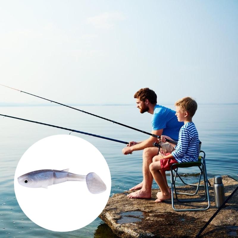 6pack High Elasticities Lures Flexible Fishing Soft Durability Fishing Baits Fishing Lures Accessories