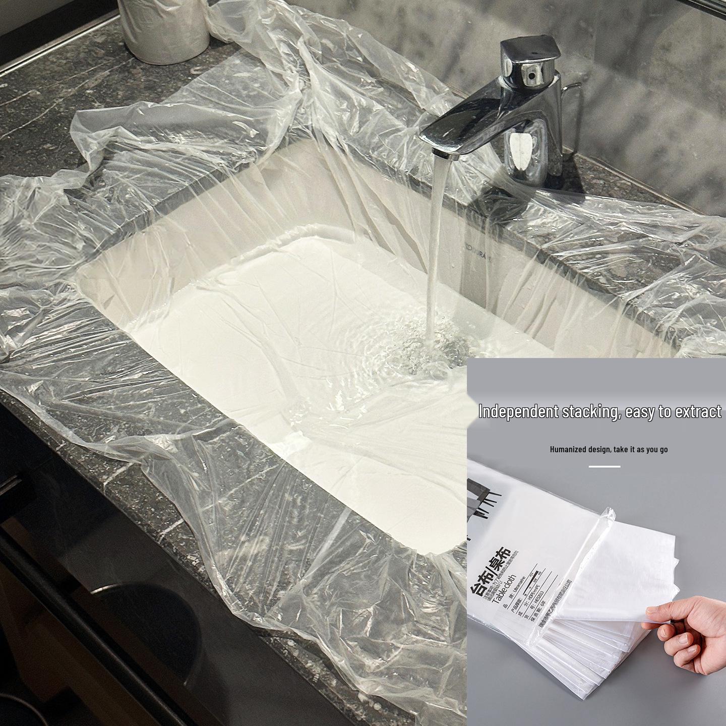 

Disposable Travel Set: Tablecloth, Bathtub Cover, Soaking Bag, Anti-Dirty Film