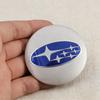 4Pcs Car Wheel Center Hub Caps Emblem Stickers Decals For Subaru BRZ Outback WRX Ascent Levorg Forester XV Impreza Valve Cap