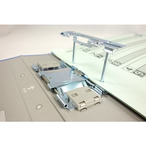 KOKUYO File Pipe File Eco Twin R (Double Opening) B4 2 Holes Holds 600 Sheets Blue Fu-RT669B