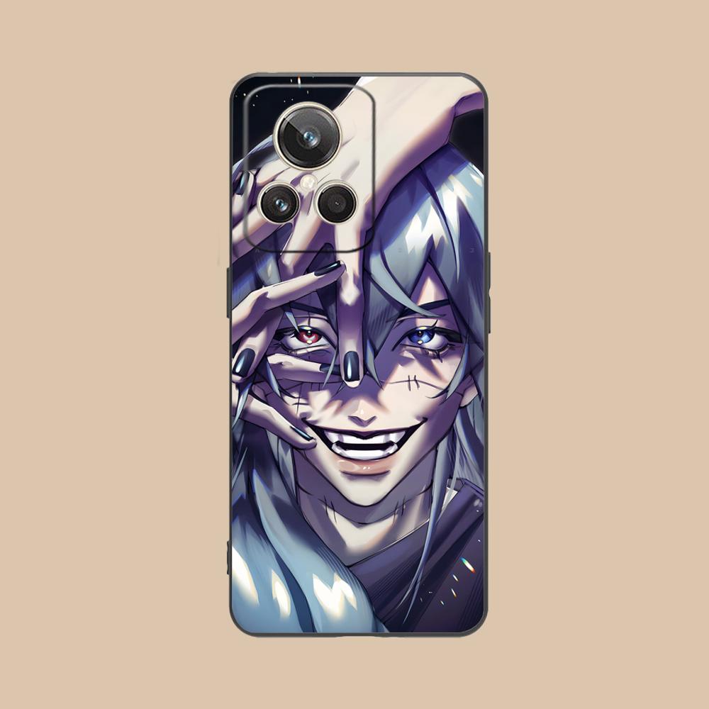 JJK Mahito Phone Case for Realme 15 14 13 12 11 10 9 Pro Plus T i Lite 5G Soft TPU Shockproof Cover