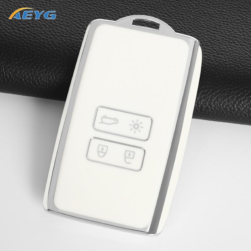 Tpu Car Remote Key Case Cover For For Renault Espace 5 Kadjar Koleos Captur Megane 4 Talisman Arkana Dacia Sandero Accessories