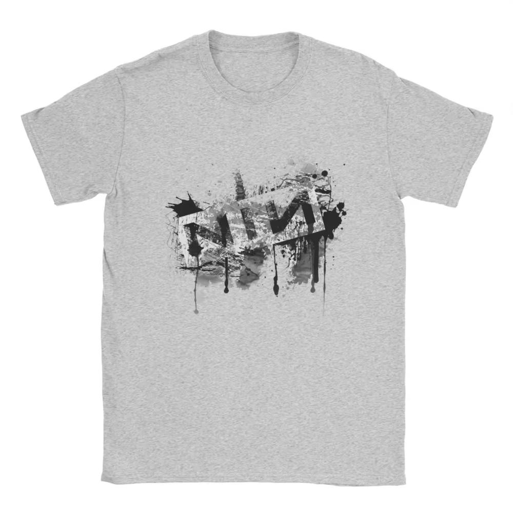 Nine Inch Nails NIN Printed T Shirts Men's Women Cotton Leisure T-Shirt Round Neck Tee Shirt Male Short Sleeve Clothes Gift Idea