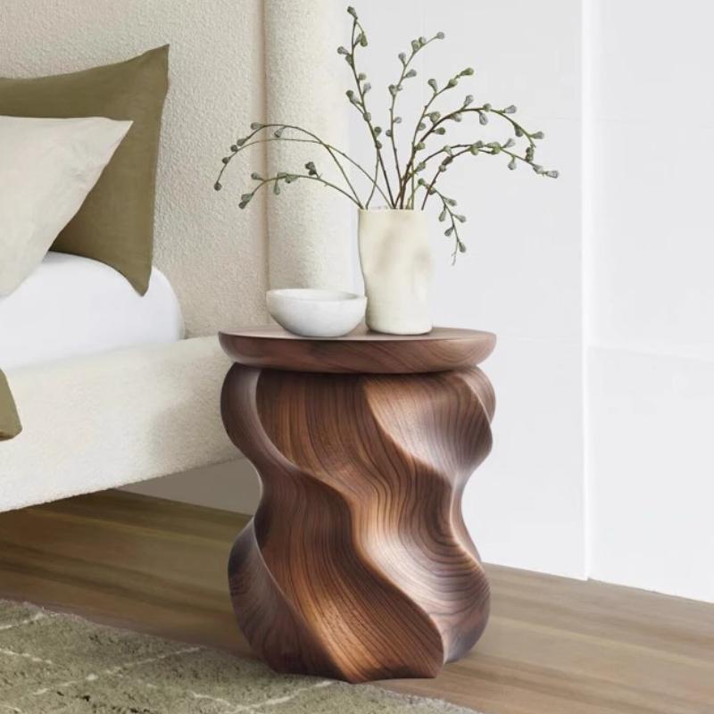 Wooden Coffee Table Simple Creative Side Table Living Room Decoration Tea Tables Corner  Lounge Stool Aesthetic Home Furniture