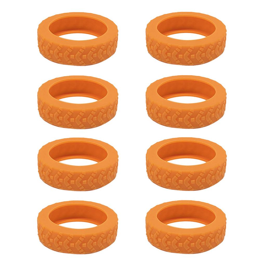 8pcs Universal Luggage Suitcase Wheels Silicone Wear Resistant Trolleys Case Caster For Suitcase