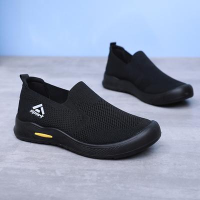 Schuhe Herren Frühling und Herbst Freizeitschuhe Weiche Sohle Trend Laufschuhe Herren Flach Atmungsaktiv Leicht Bequemschuhe Einzelne Schuhe