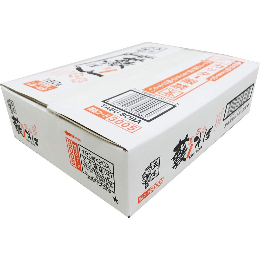 Itsuki Foods Yabu Soba 180g x 20 packs