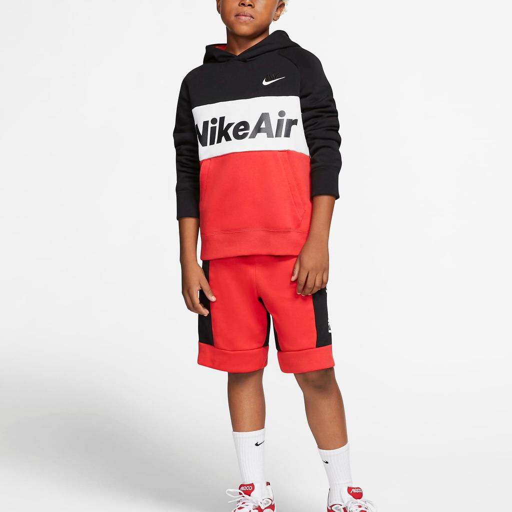 Nike Hoodie With Patchwork Design And Logo Print Kids Hoodies CJ7842-011