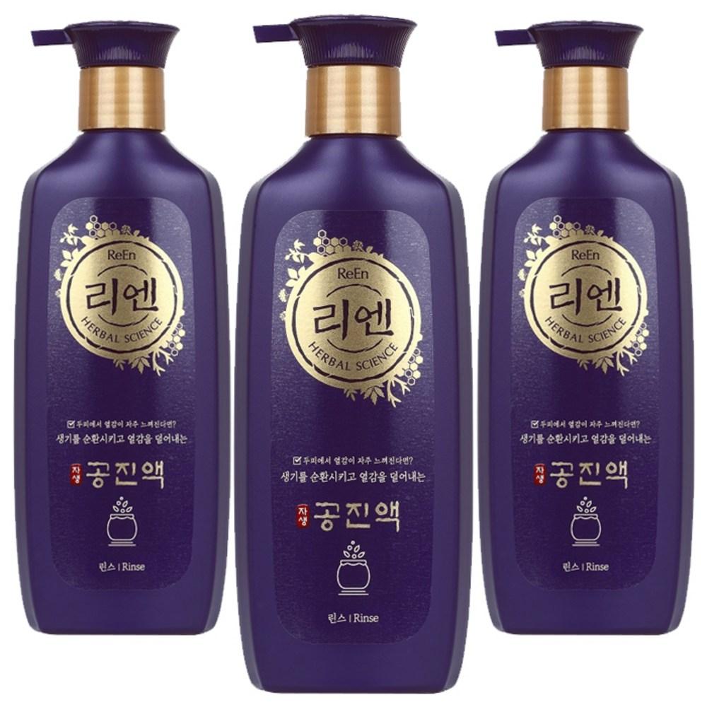 Rien Jasaeng Gongjin Extract Scalp Herbal Rinse 500ml 3 pcs