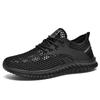 Men's Summer Sports Shoes Breathable Hollow Out Special Black Size 39-48 Running Shoes Barefoot Comfortable Flat Walking Shoes