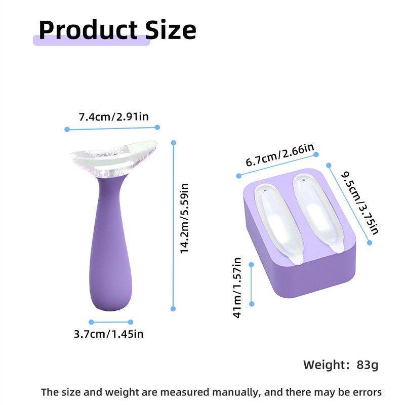 Facial Ice Roller For Face Premium With Carry Case And 2X Rollers For Long Lasting Cold