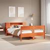 VidaXL Bunk Bed Without Mattress Wax Brown 160x200 Cm Solid Pine 3322944