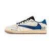 Travis Scott x Air Jordan 1 Honor Travis Scott X AJ1 Low Ammortizzazione Scarpe da Basket Basse Vintage Unisex DZ4137-700(Team1698-)
